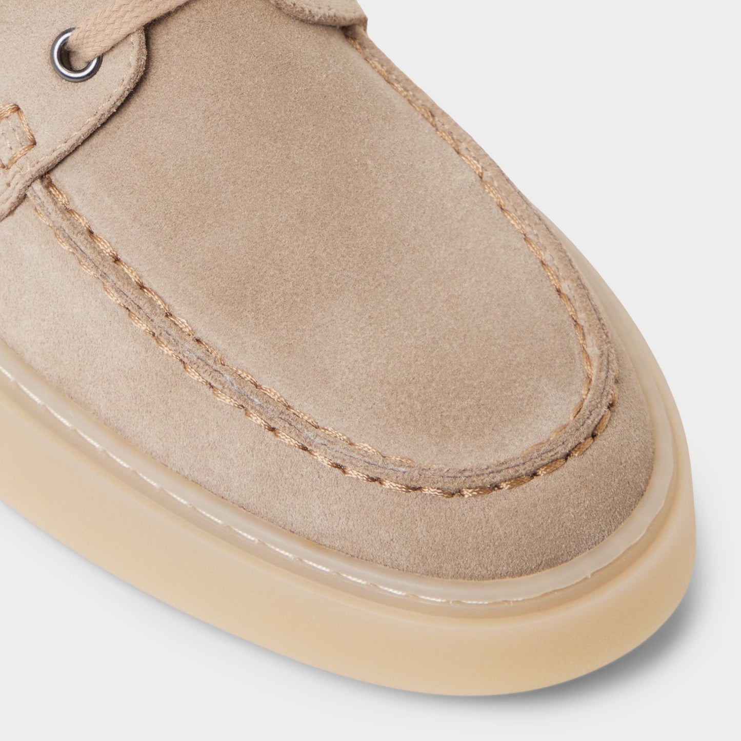 Stazo Taupe Men's Casual Shoes - Boat shoe - Taupe