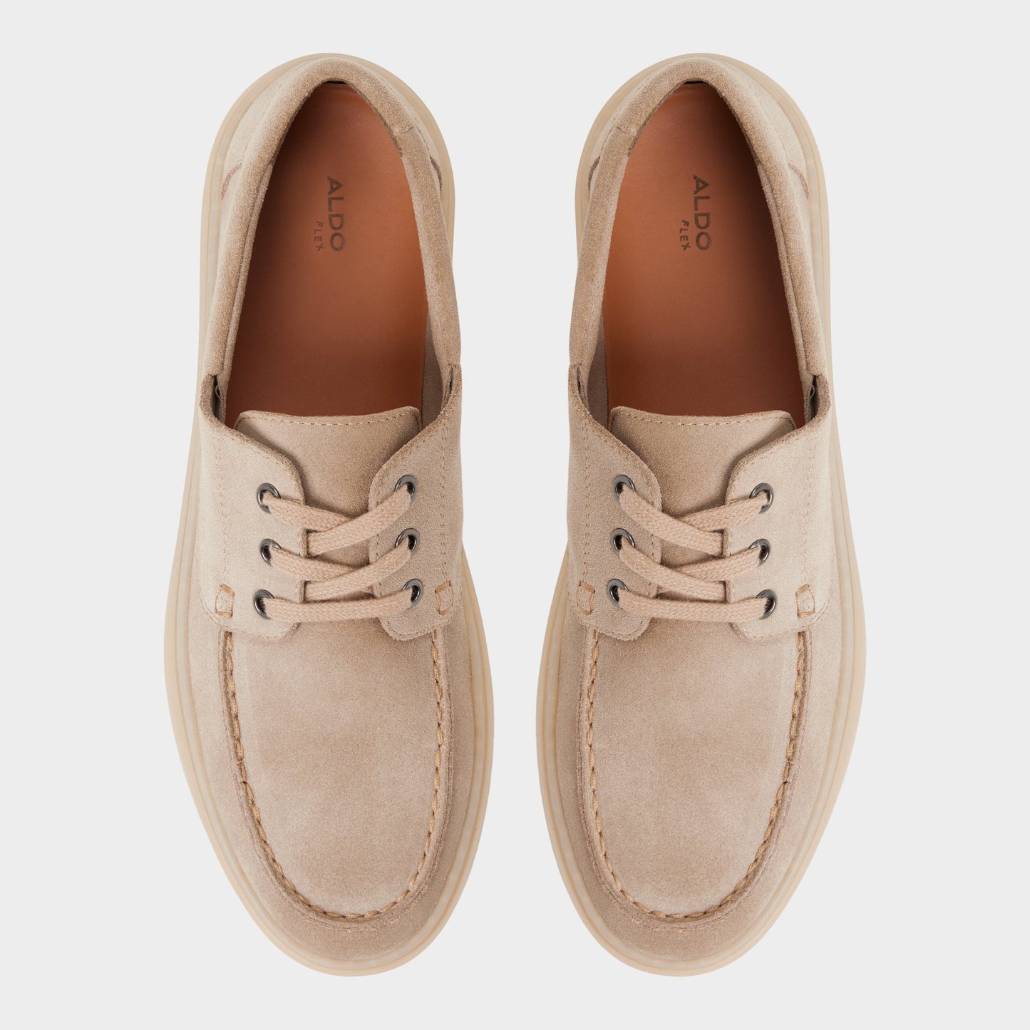 Stazo Taupe Men's Casual Shoes - Boat shoe - Taupe