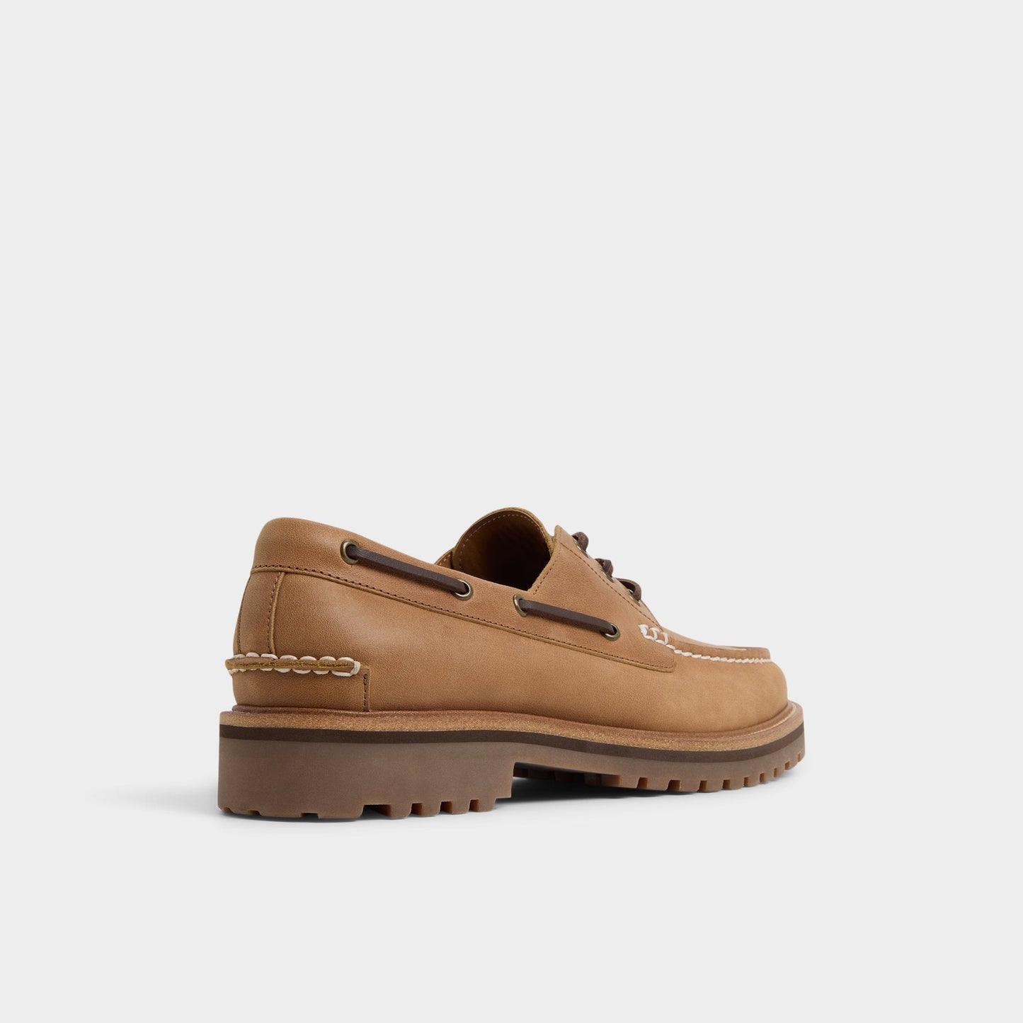 Cedric in Cognac - Boat shoe - Cognac