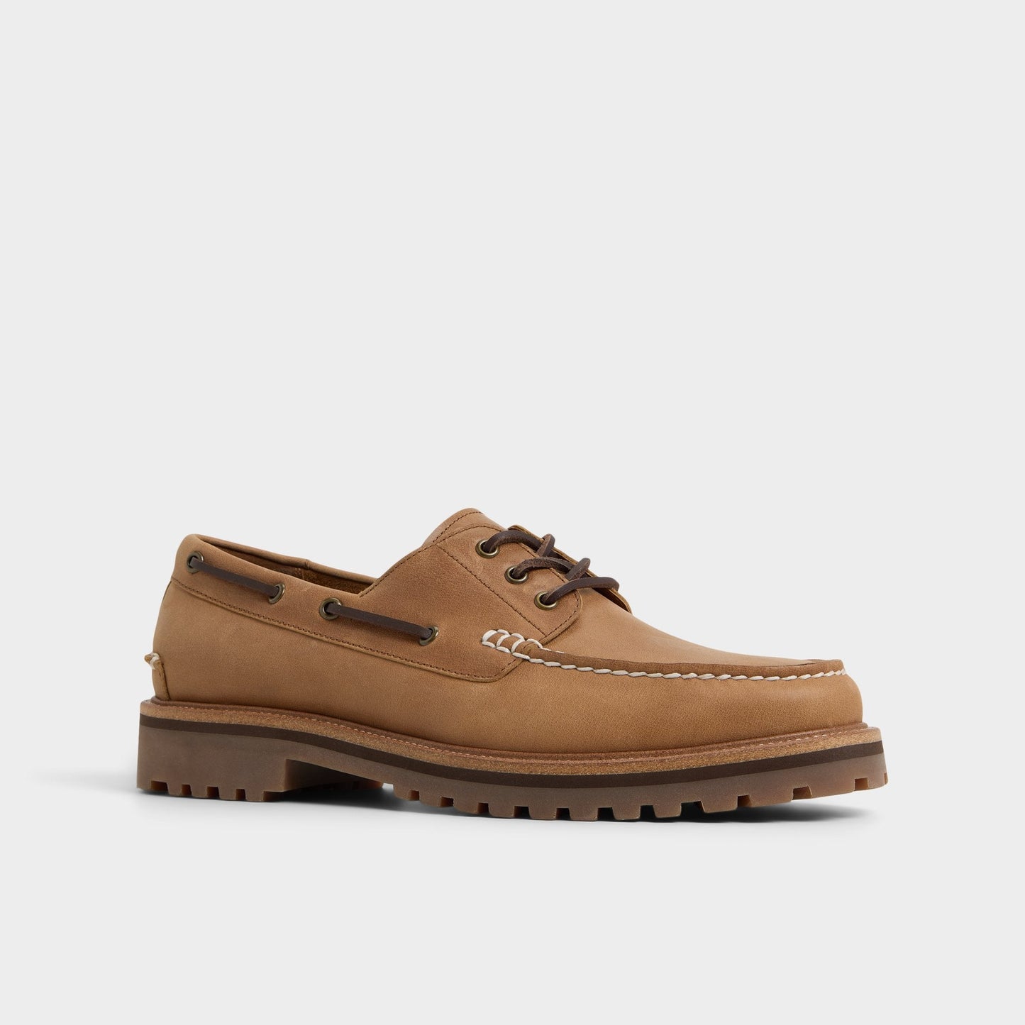 Cedric in Cognac - Boat shoe - Cognac