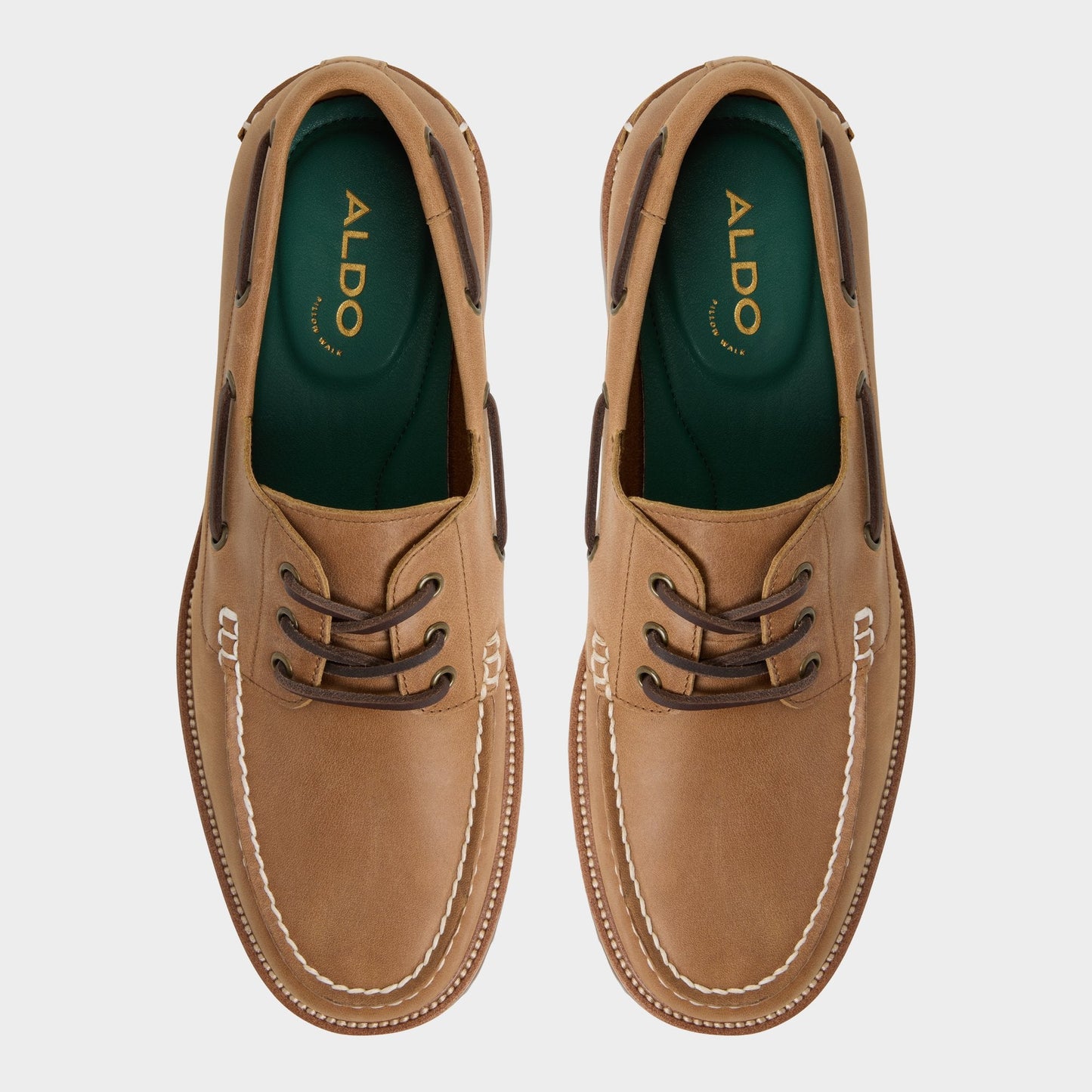 Cedric in Cognac - Boat shoe - Cognac