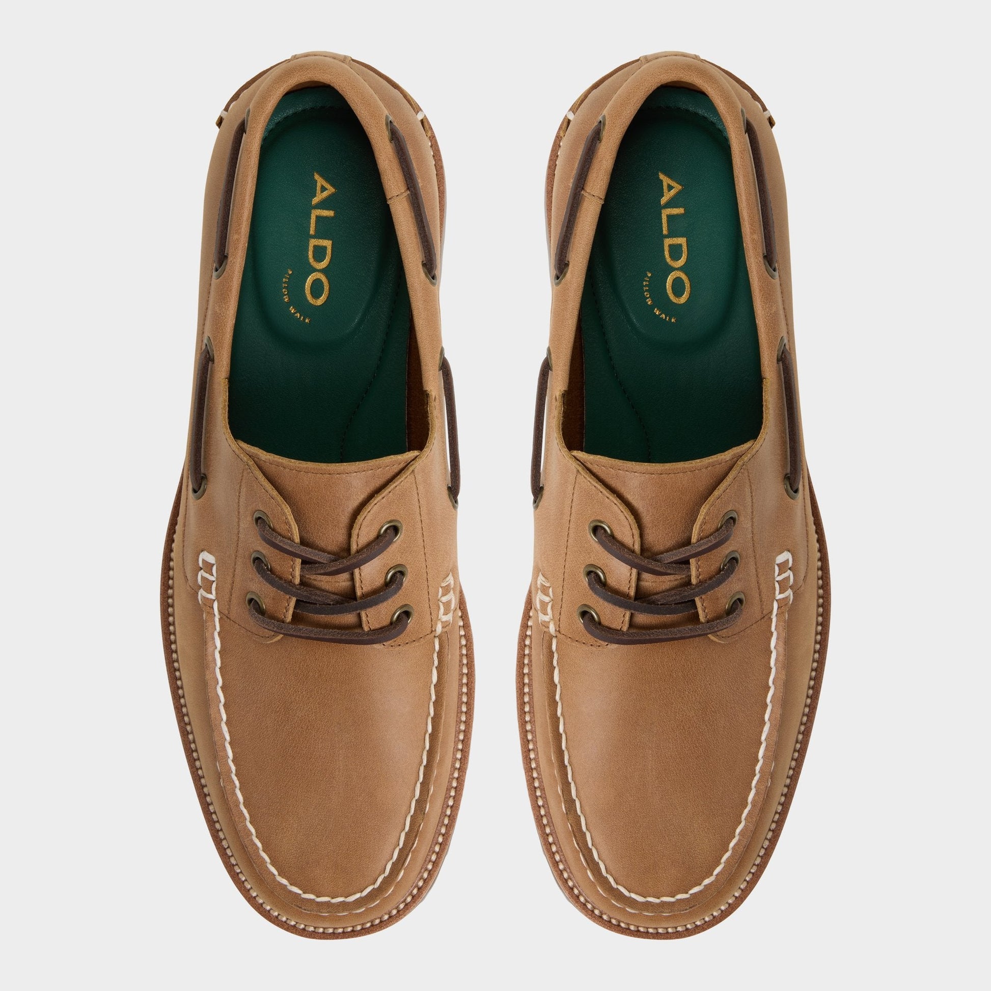Cedric in Cognac - Boat shoe - Cognac