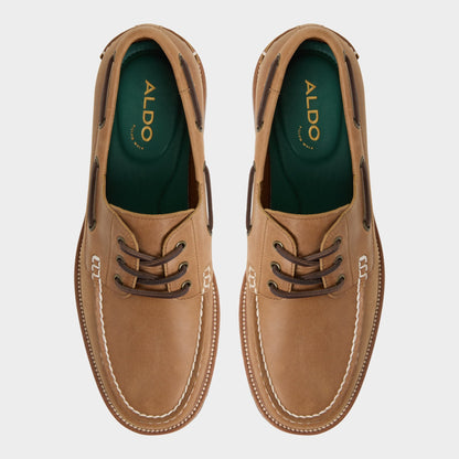 Cedric in Cognac - Boat shoe - Cognac