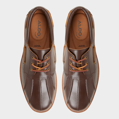 Finn in Medium Brown - Boat shoe, Lug sole - Medium Brown