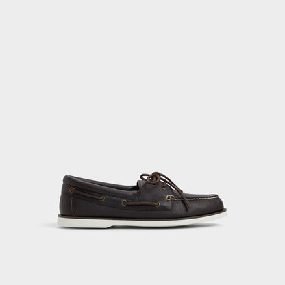Musker Dark Brown Men's Boat shoes - Boat shoe - Dark Brown