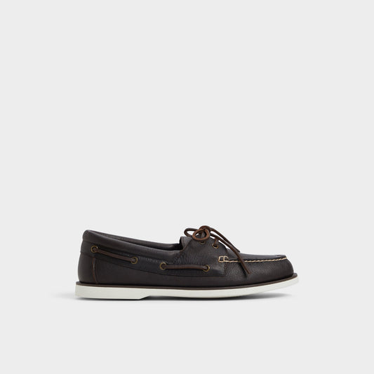Musker Dark Brown Men's Boat shoes - Boat shoe - Dark Brown