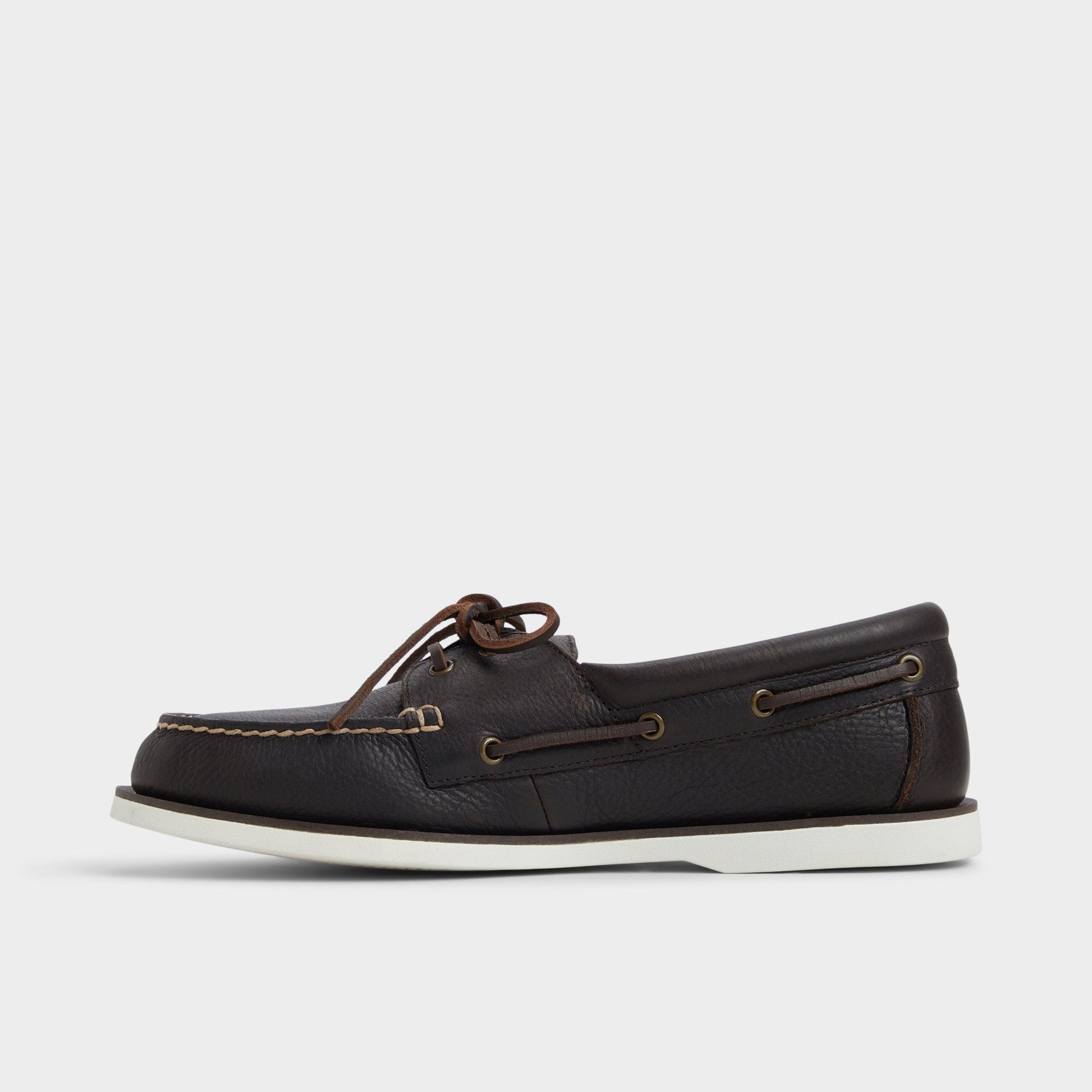 Musker Dark Brown Men's Boat shoes - Boat shoe - Dark Brown