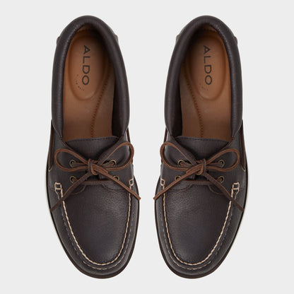 Musker Dark Brown Men's Boat shoes - Boat shoe - Dark Brown