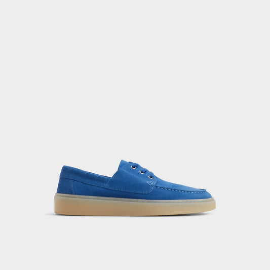 Stazo Medium Blue Men's Casual Shoes - Boat shoe - Medium Blue