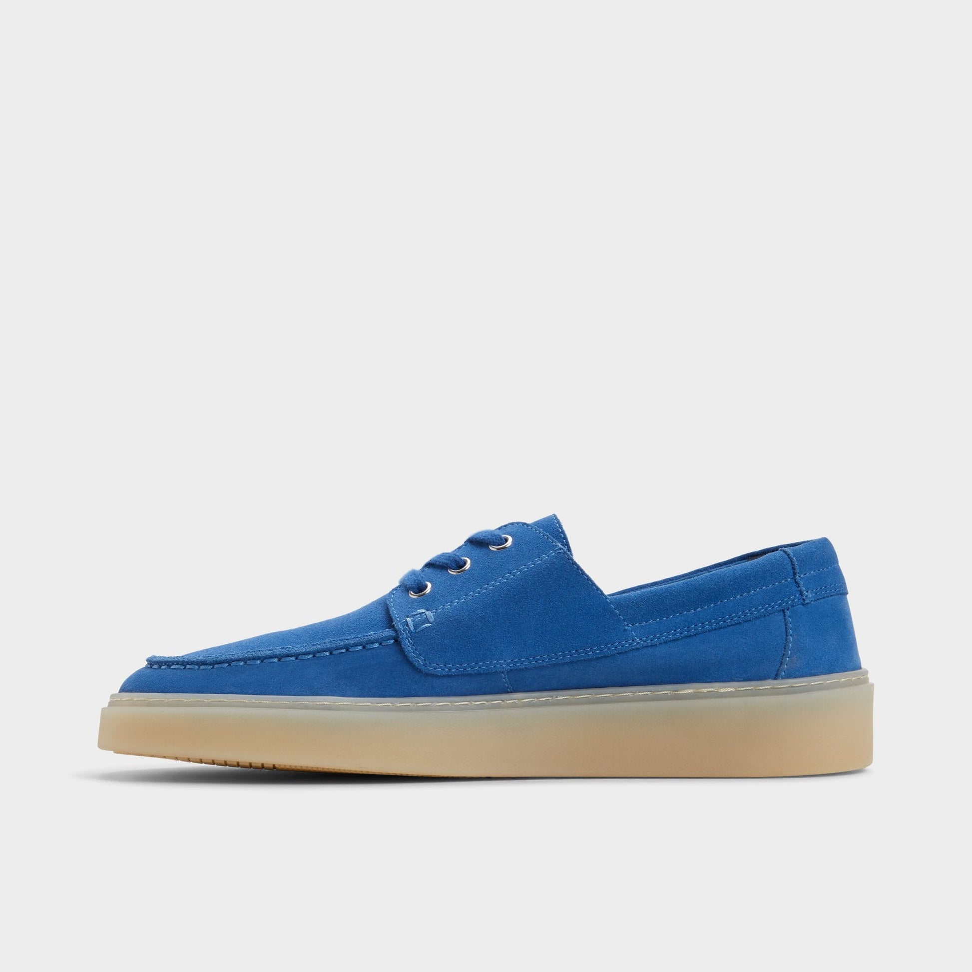 Stazo Medium Blue Men's Casual Shoes - Boat shoe - Medium Blue