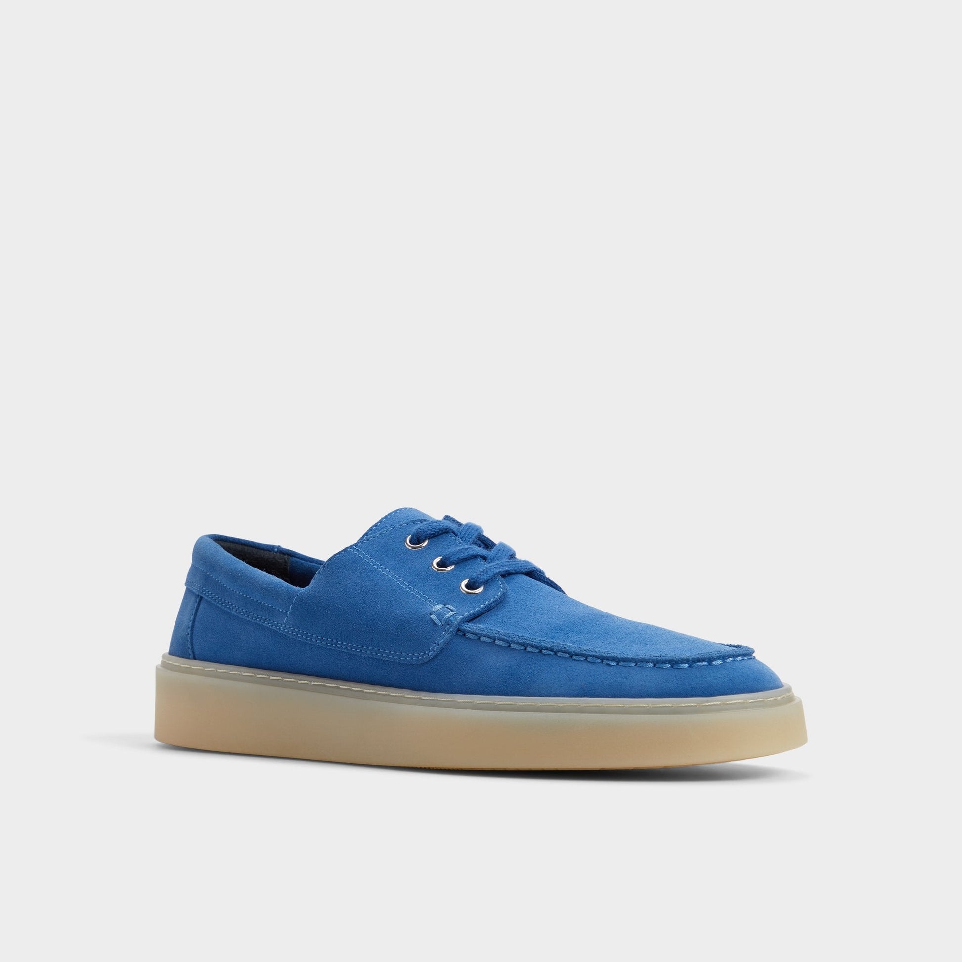 Stazo Medium Blue Men's Casual Shoes - Boat shoe - Medium Blue
