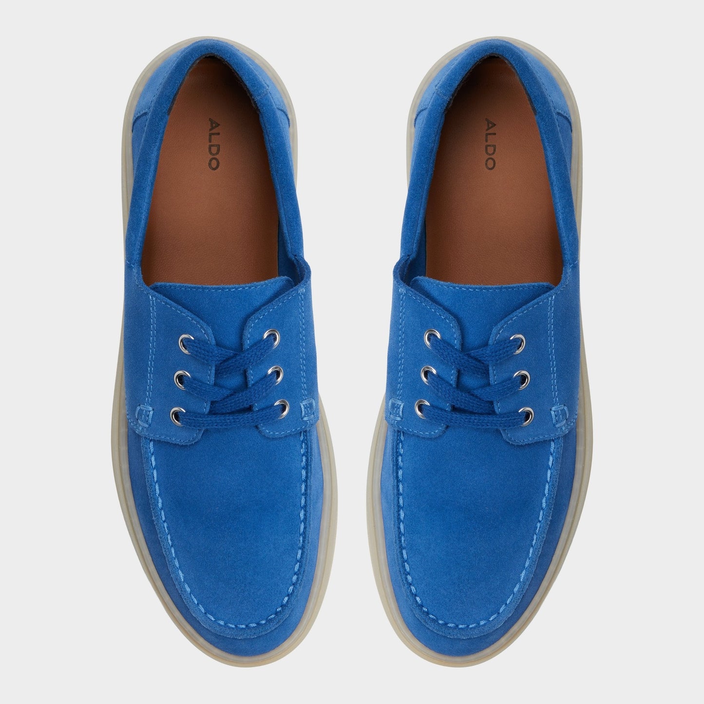 Stazo Medium Blue Men's Casual Shoes - Boat shoe - Medium Blue
