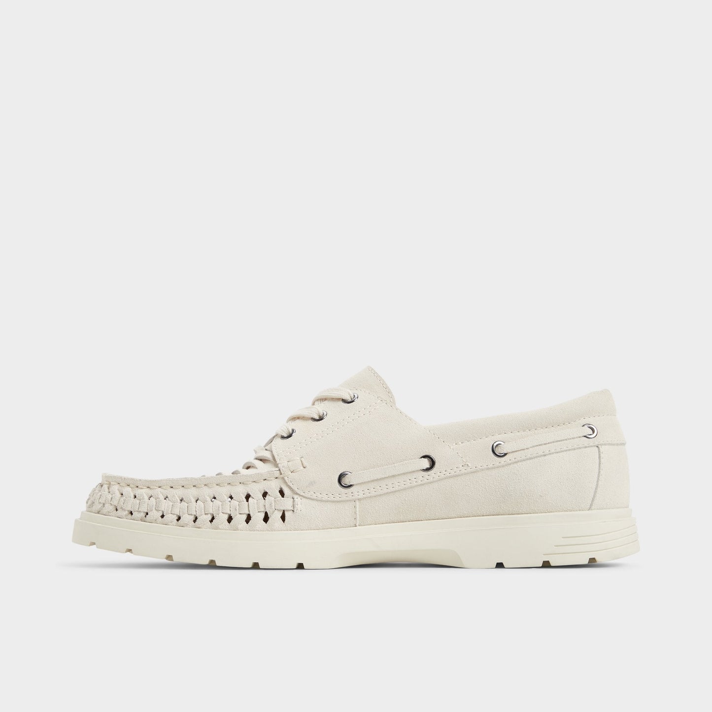 Mikal Ivory Men's Casual Shoes - Boat shoe - Ivory