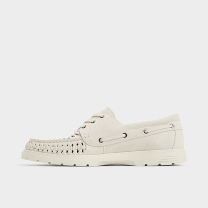 Mikal Ivory Men's Casual Shoes - Boat shoe - Ivory