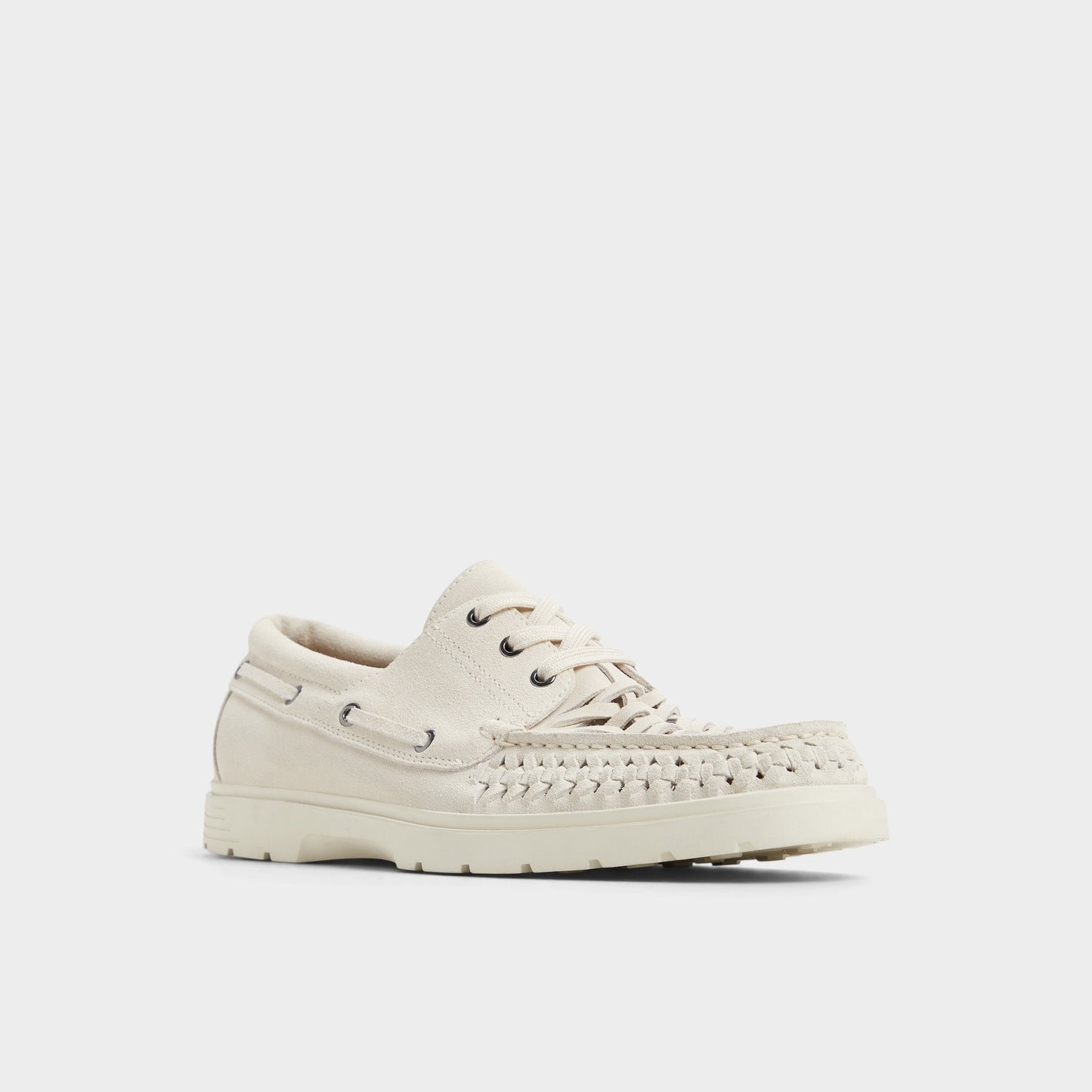 Mikal Ivory Men's Casual Shoes - Boat shoe - Ivory