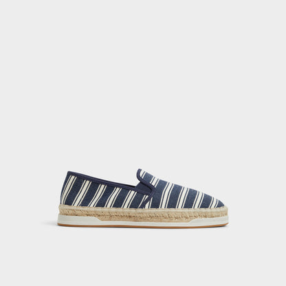 Johnney Navy Men's Loafers & Slip-Ons - Espadrille - Navy