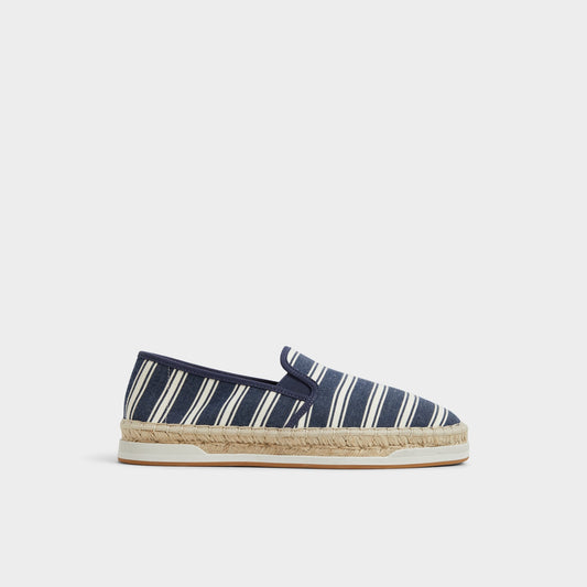 Johnney Navy Men's Loafers & Slip-Ons - Espadrille - Navy
