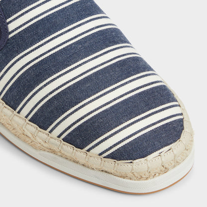 Johnney Navy Men's Loafers & Slip-Ons - Espadrille - Navy