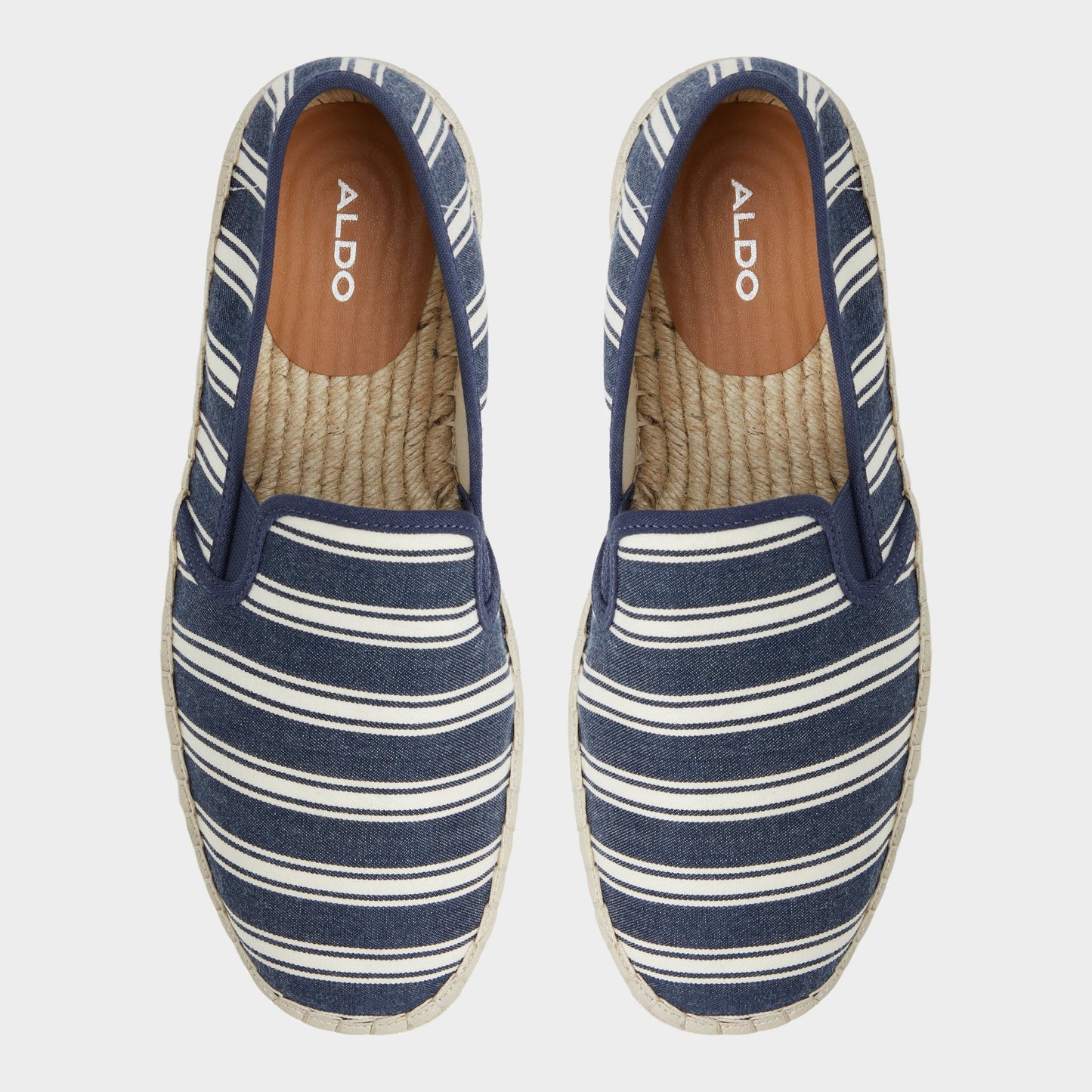 Johnney Navy Men's Loafers & Slip-Ons - Espadrille - Navy