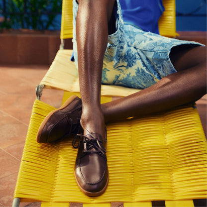 Portwind Brown Men's Casual Shoes - Boat shoe - Brown