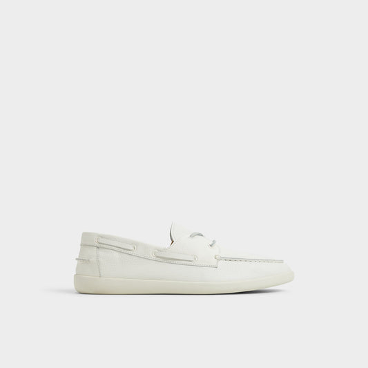 Portwind Ecru Men's Casual Shoes - Boat shoe - Ecru