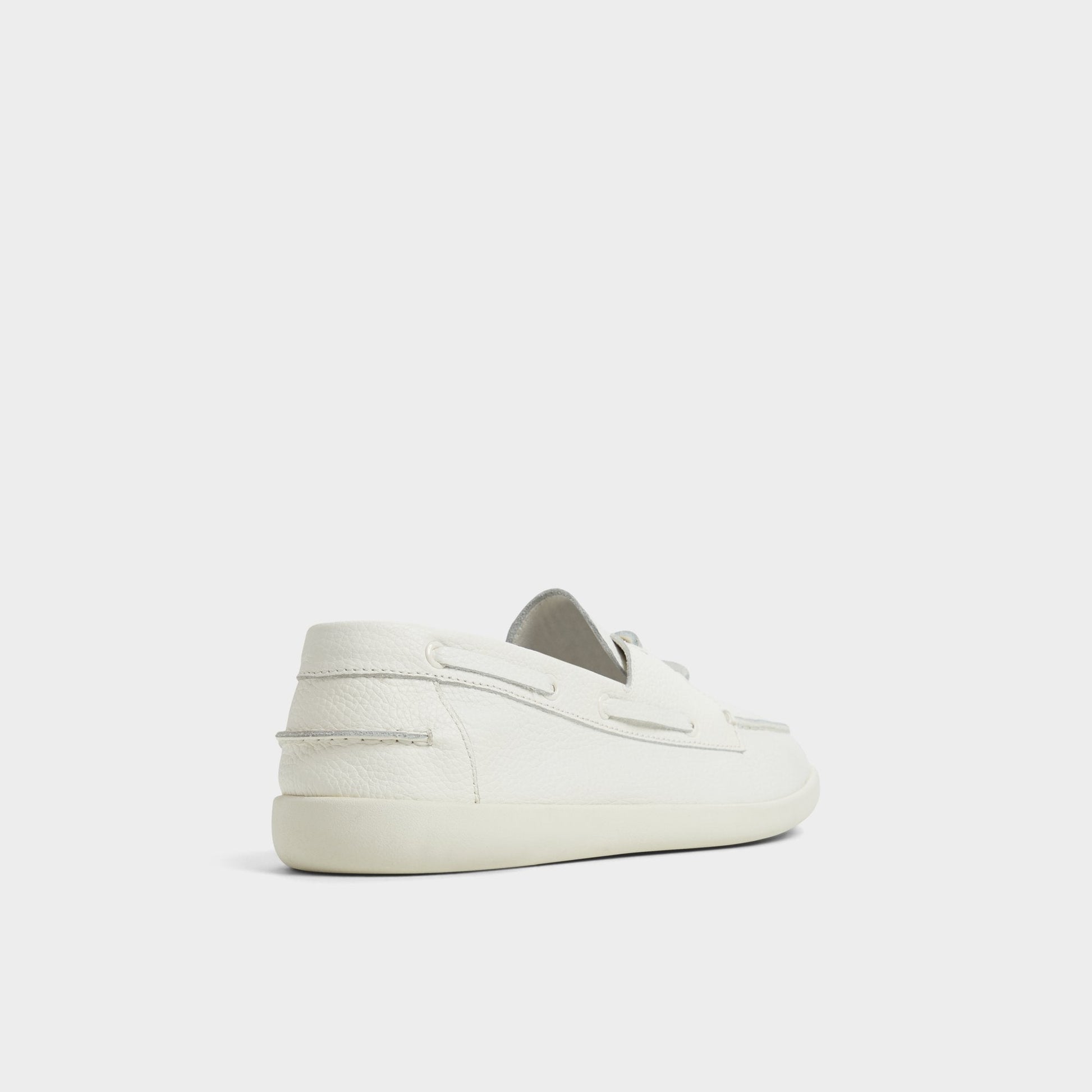 Portwind Ecru Men's Casual Shoes - Boat shoe - Ecru