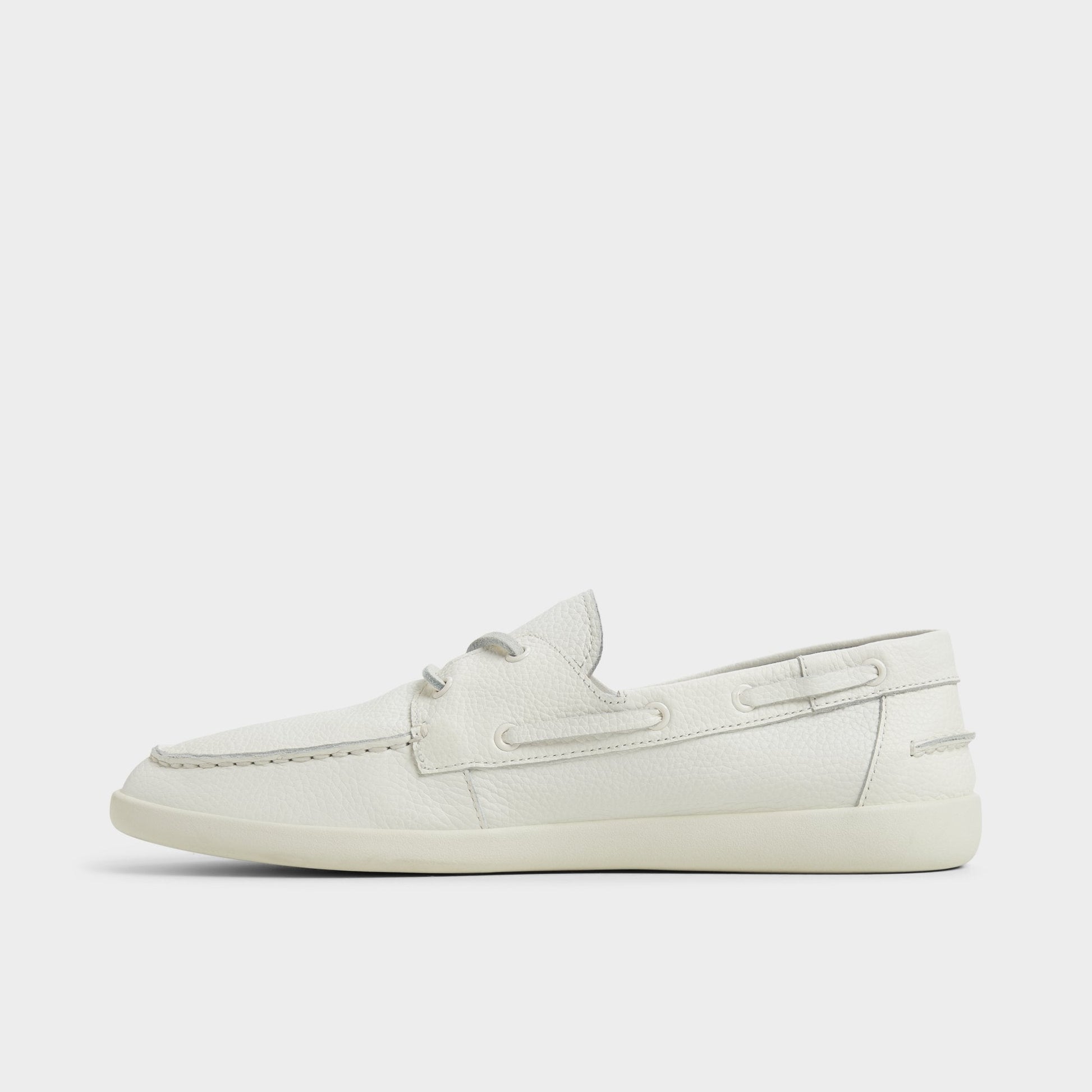 Portwind Ecru Men's Casual Shoes - Boat shoe - Ecru
