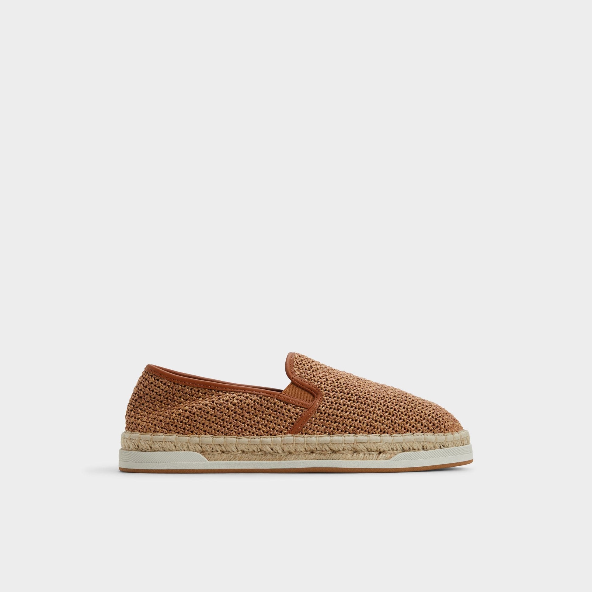 Johnney Cognac Textile Raffia Men's Espadrilles - Espadrille - Cognac