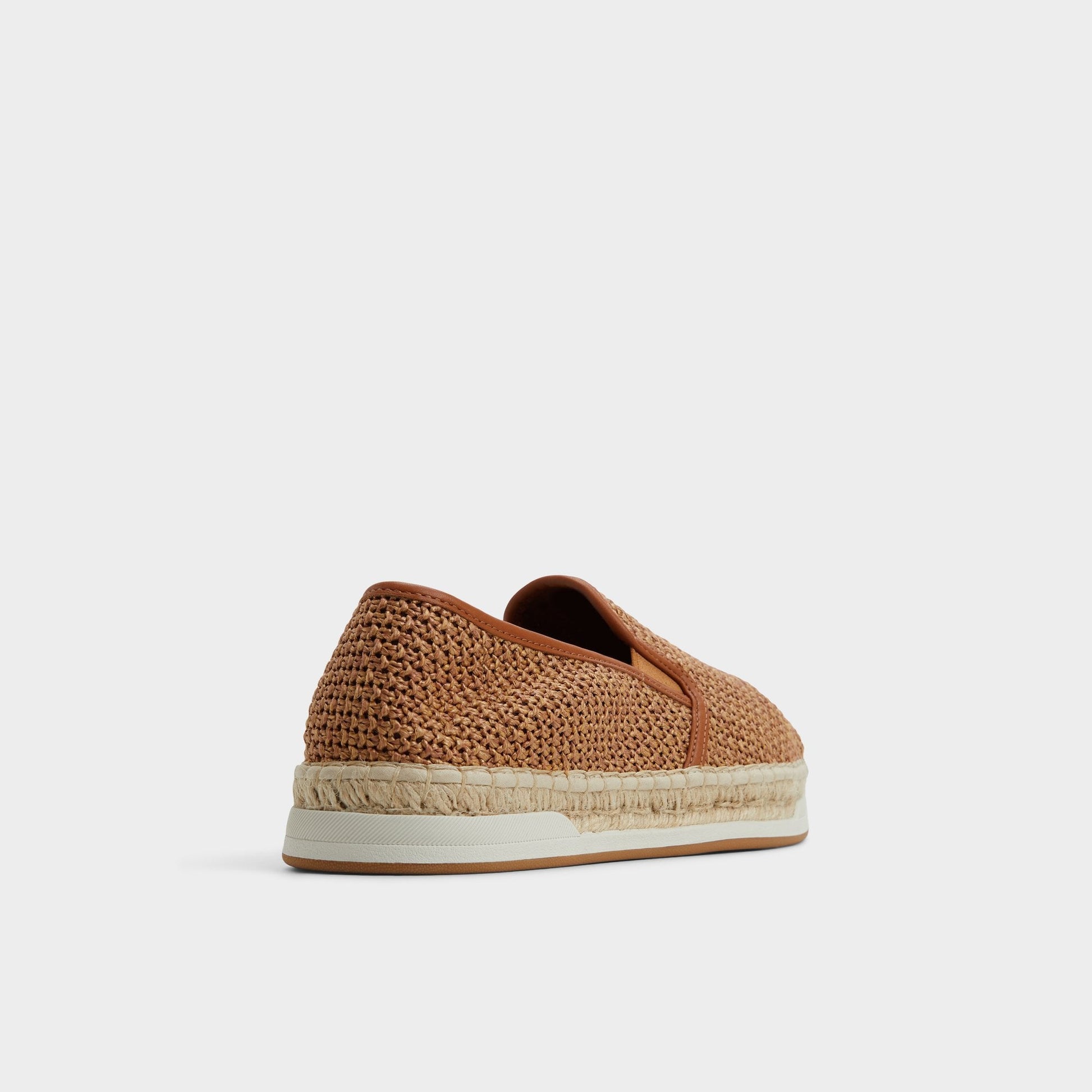 Johnney Cognac Textile Raffia Men's Espadrilles - Espadrille - Cognac