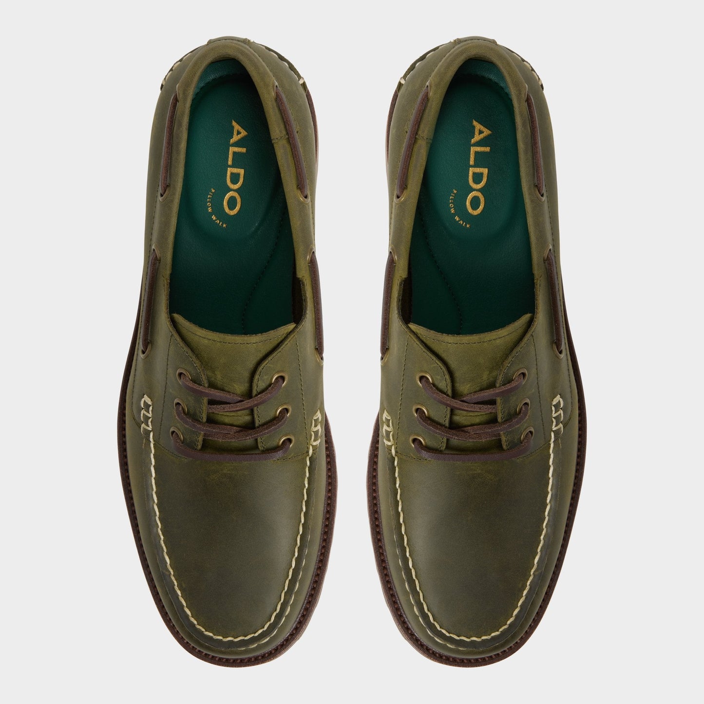 Cedric in Khaki - Boat shoe - Khaki