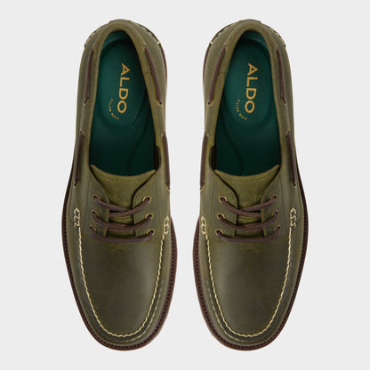 Cedric in Khaki - Boat shoe - Khaki