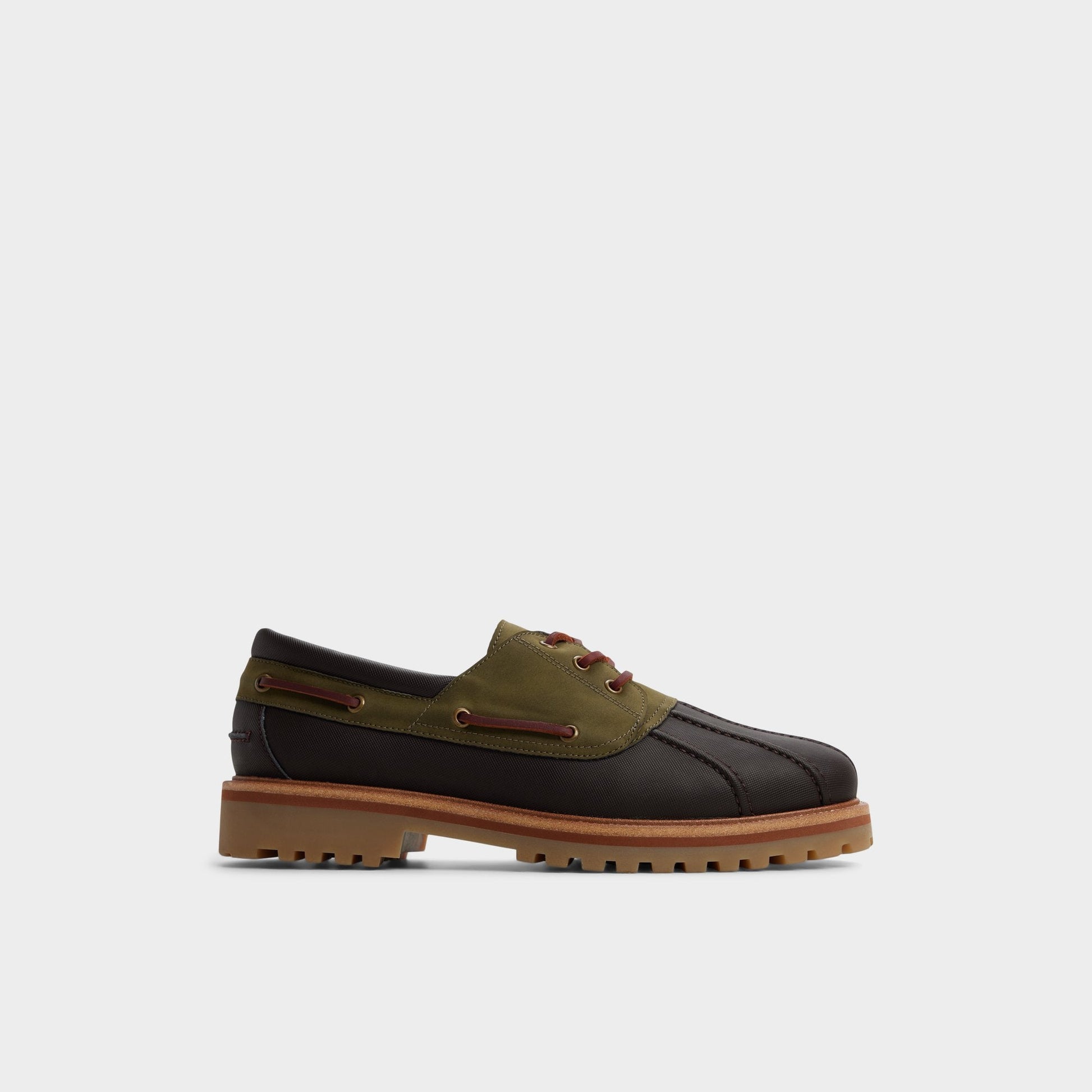 Finn in Brown Primary Multi - Boat shoe, Lug sole - Brown Primary - Multi