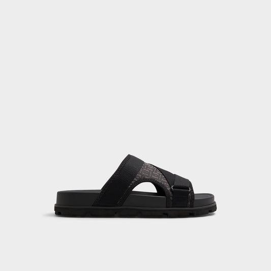 Deniels Open Black Men's Slides - Slide sandal - Open black