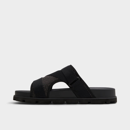 Deniels Open Black Men's Slides - Slide sandal - Open black