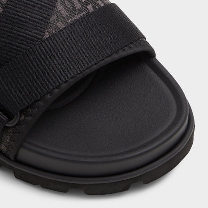 Deniels Open Black Men's Slides - Slide sandal - Open black