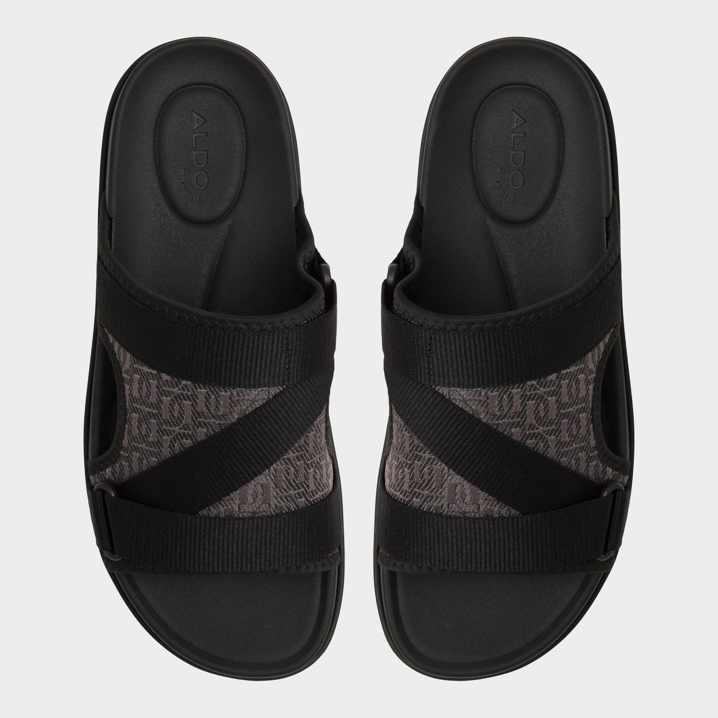 Deniels Open Black Men's Slides - Slide sandal - Open black