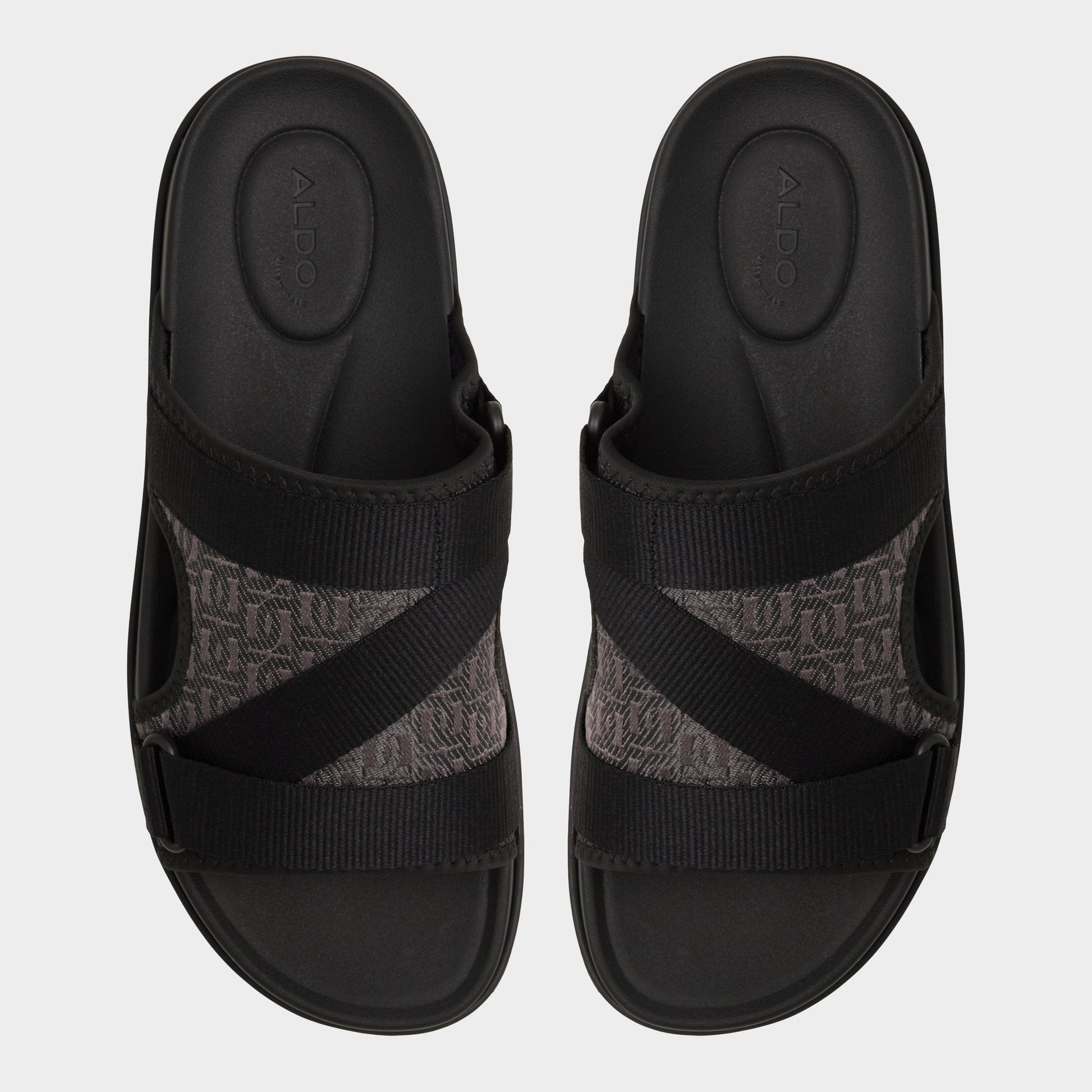Deniels Open Black Men's Slides - Slide sandal - Open black