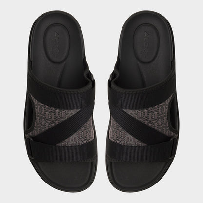Deniels Open Black Men's Slides - Slide sandal - Open black