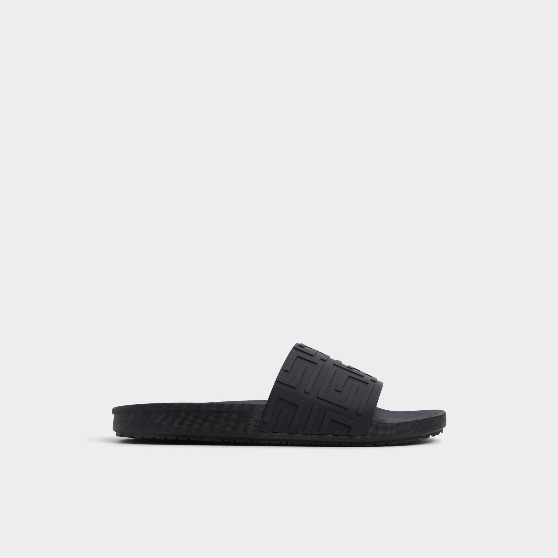 Atrani Black Men's Slides - Slide sandal - Black