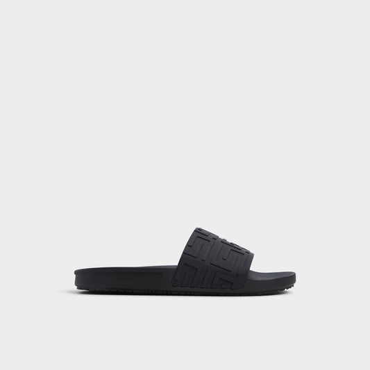 Atrani Black Men's Slides - Slide sandal - Black
