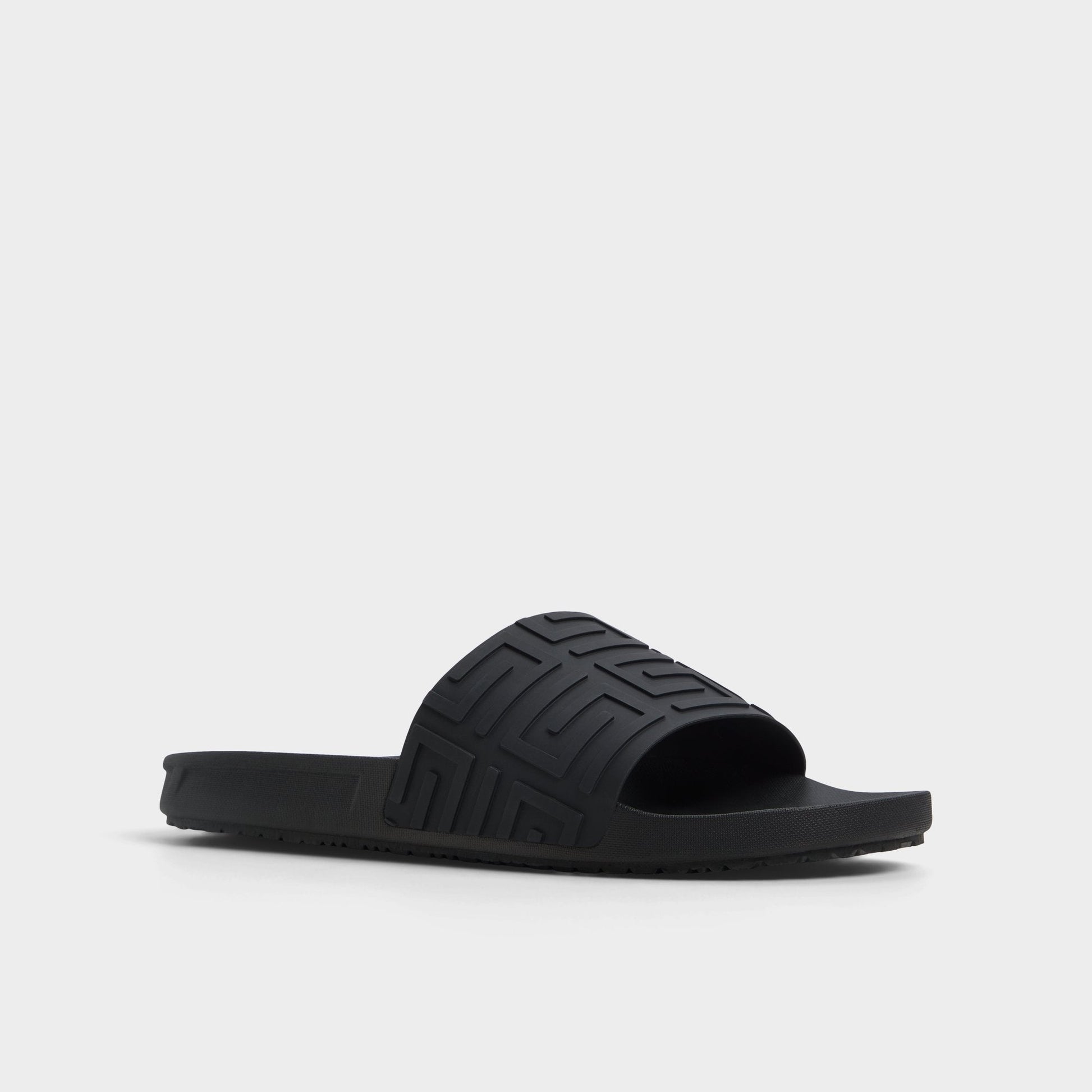 Atrani Black Men's Slides - Slide sandal - Black