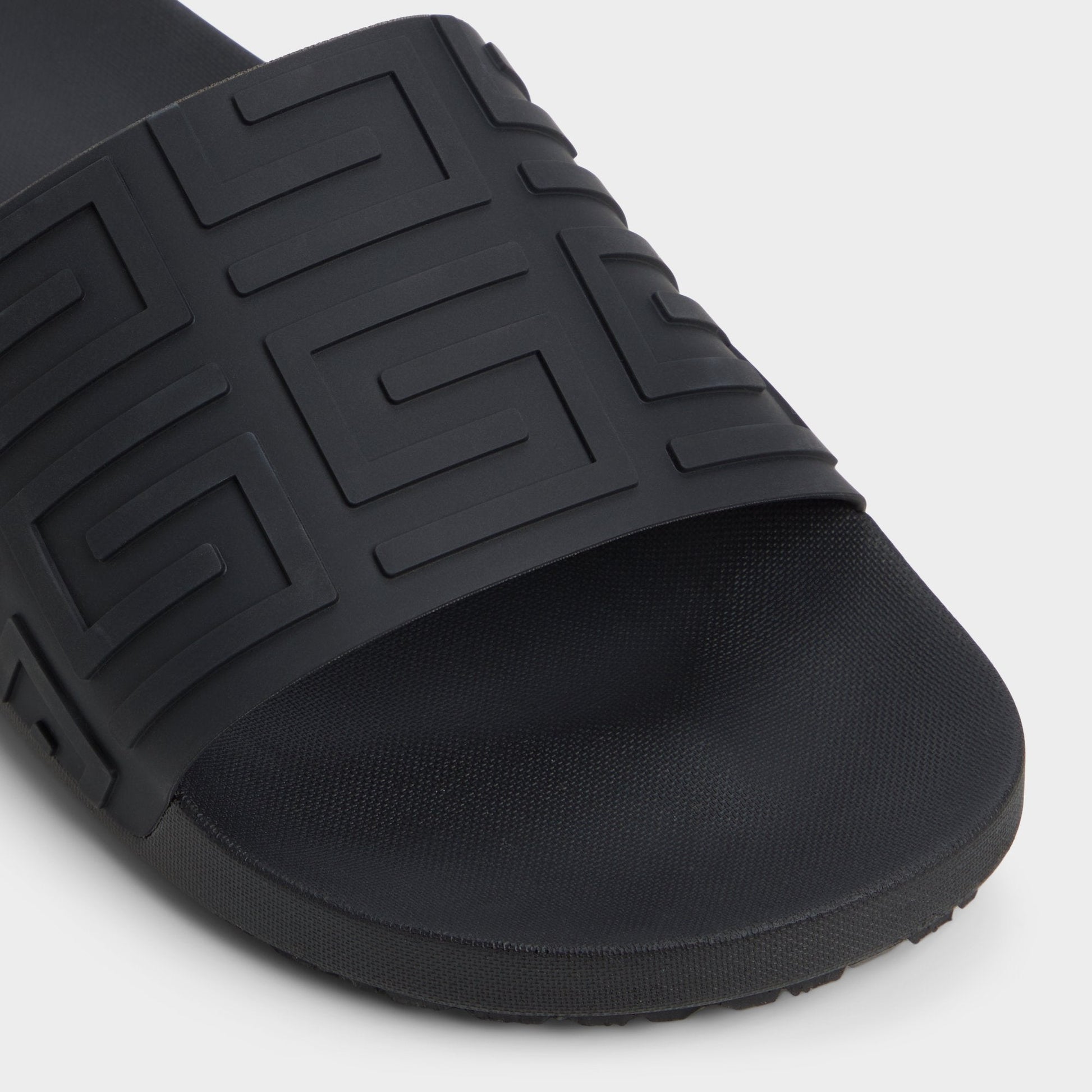 Atrani Black Men's Slides - Slide sandal - Black