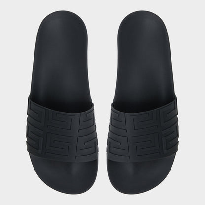 Atrani Black Men's Slides - Slide sandal - Black