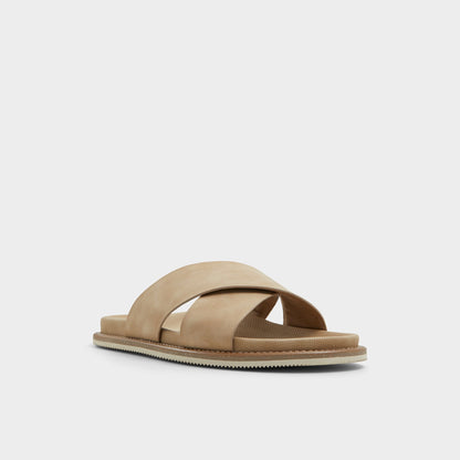 Marrin Beige Men's Slides - Slide sandal - Beige