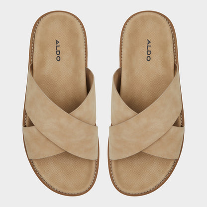 Marrin Beige Men's Slides - Slide sandal - Beige