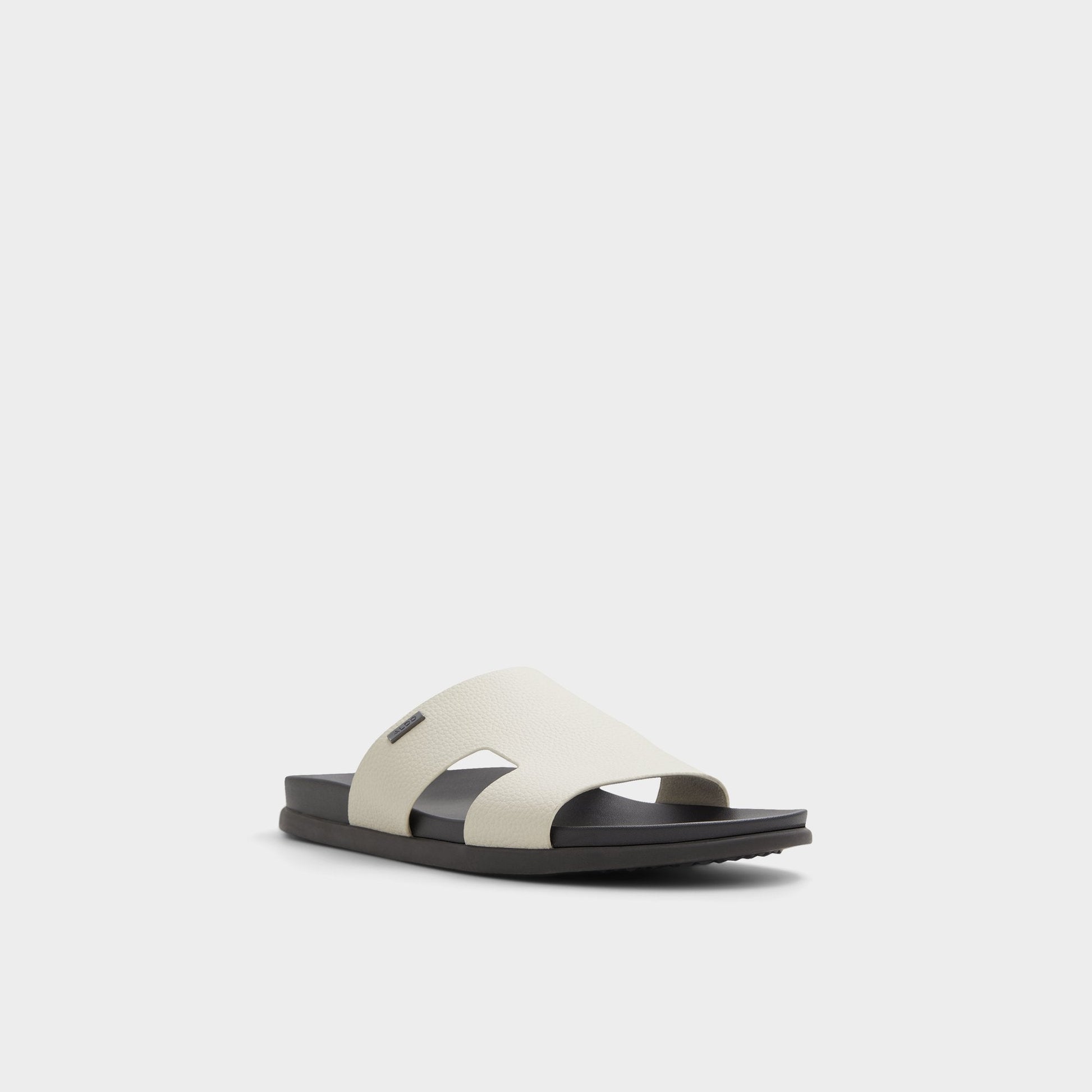 Mondi Light Grey Men's Slides - Slide sandal - Light grey