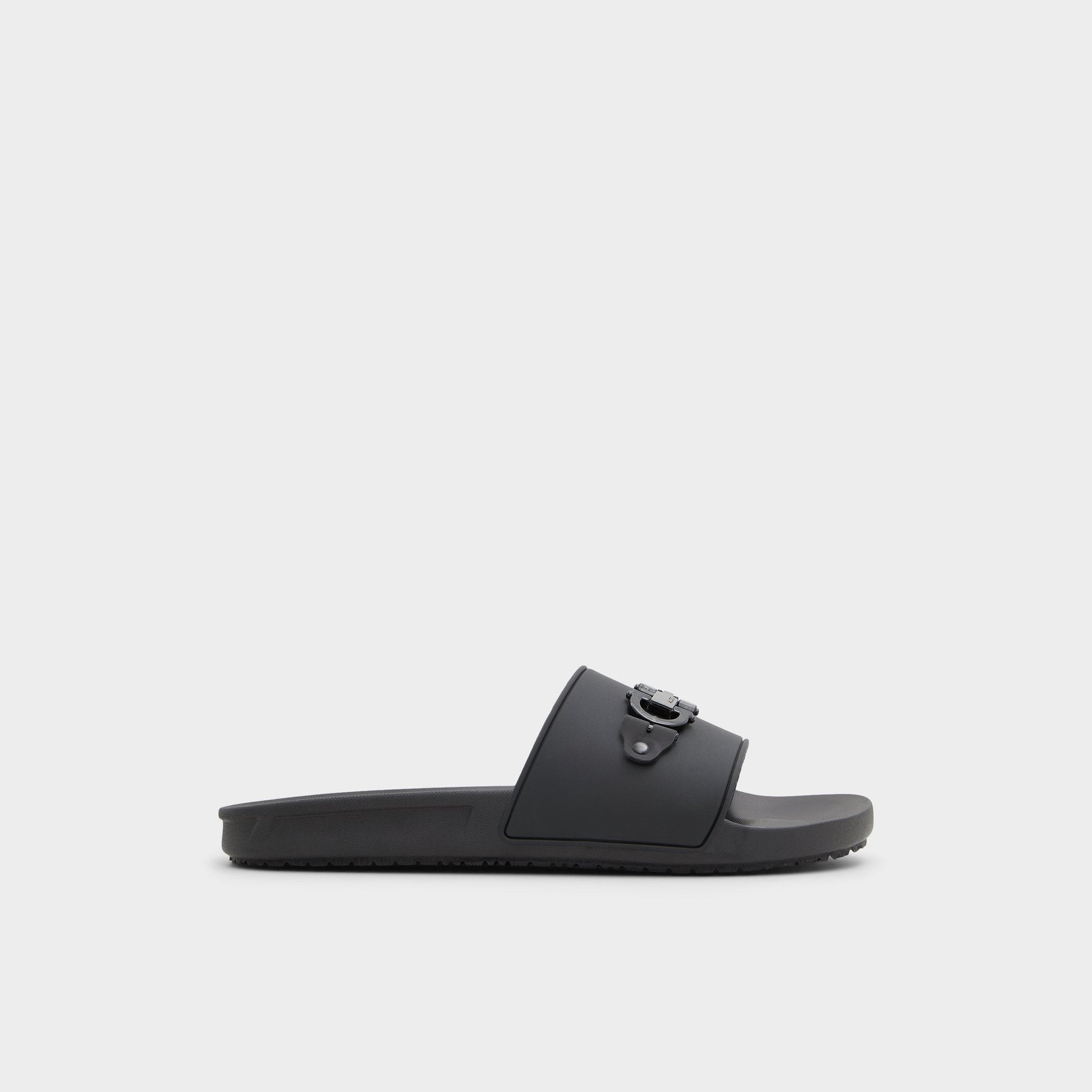 Loungeslide Black Men's Slides - Slide sandal - Black