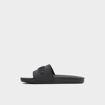 Loungeslide Black Men's Slides - Slide sandal - Black