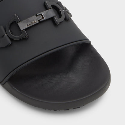 Loungeslide Black Men's Slides - Slide sandal - Black