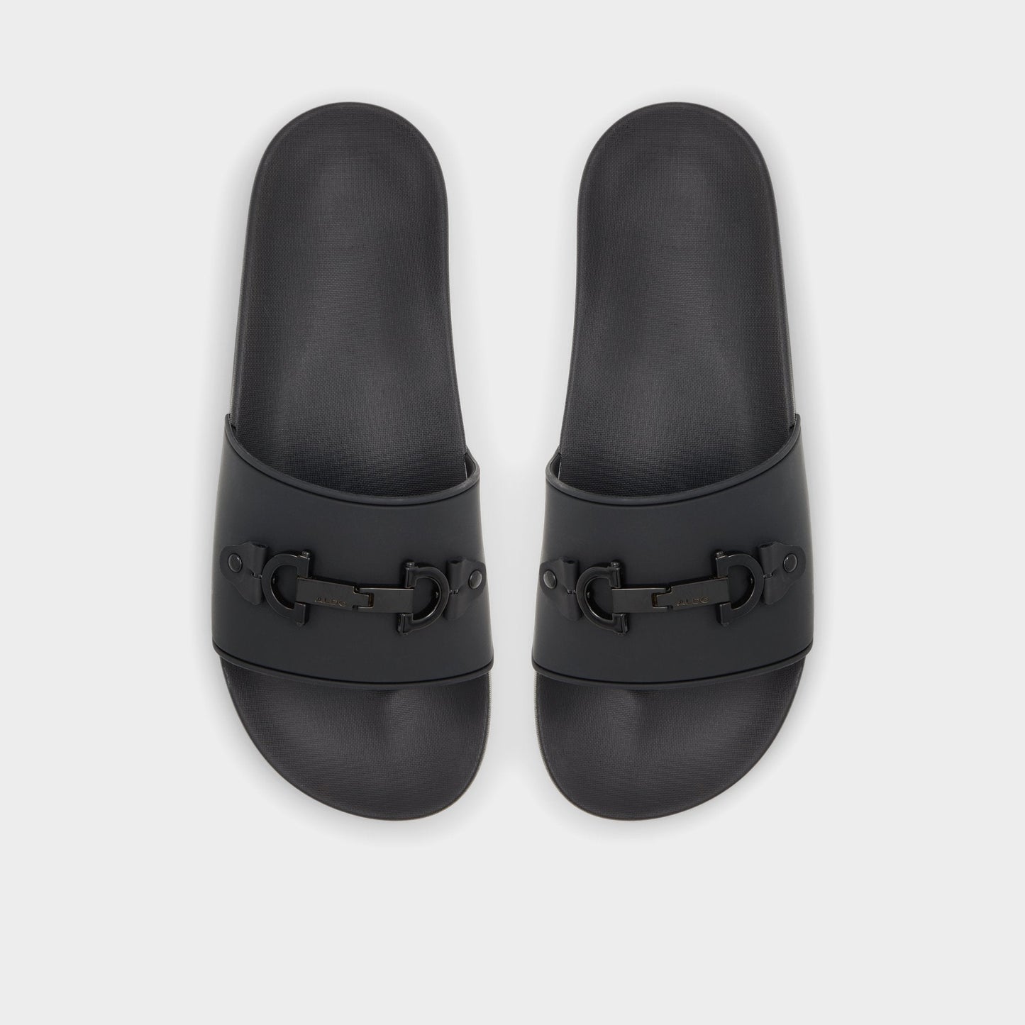 Loungeslide Black Men's Slides - Slide sandal - Black